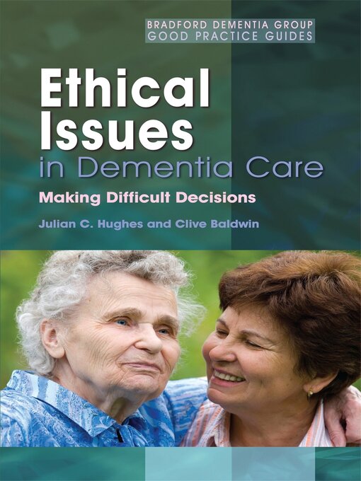Cover image for Ethical Issues in Dementia Care